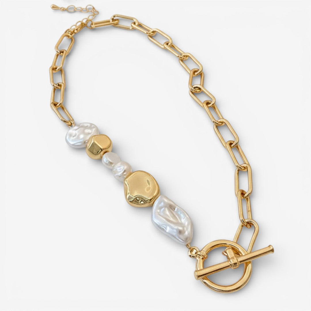 Aranka – Vintage arany gyöngy nyaklánc