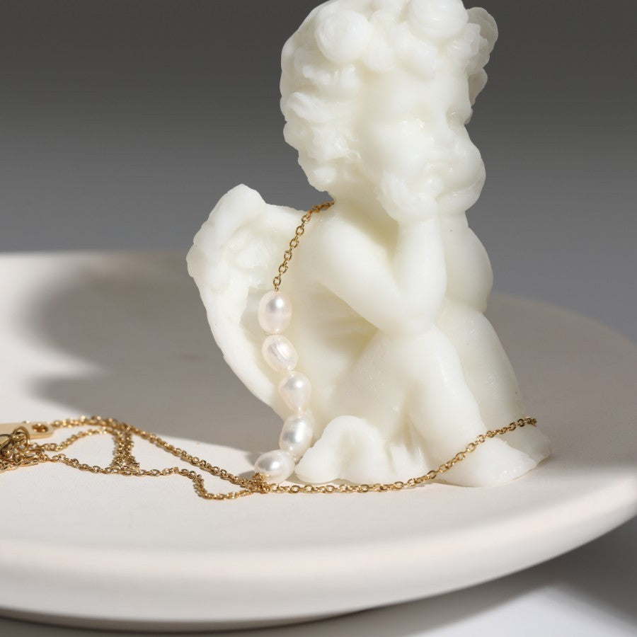 Zselyke – Minimalista szerkezetű arany nyaklánc